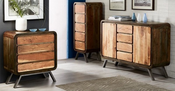 Industrial/ Reclaimed Wood Bedroom Furniture